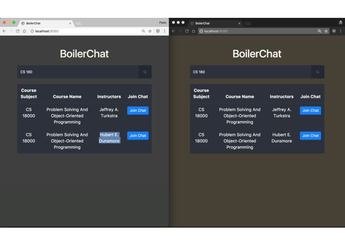 BoilerChat – screenshot 3