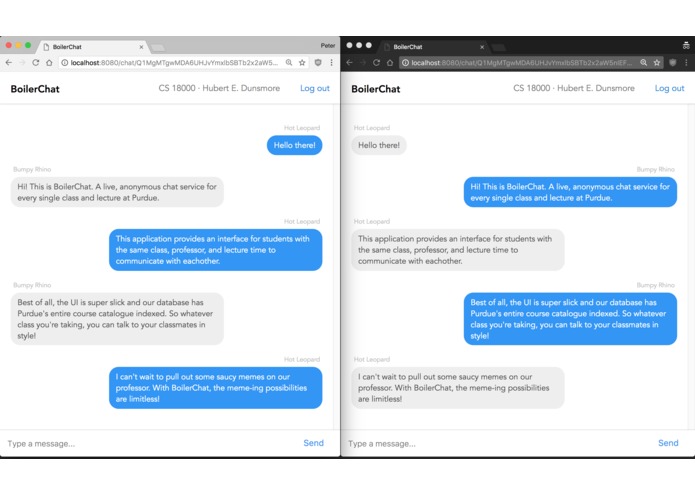 BoilerChat – screenshot 4