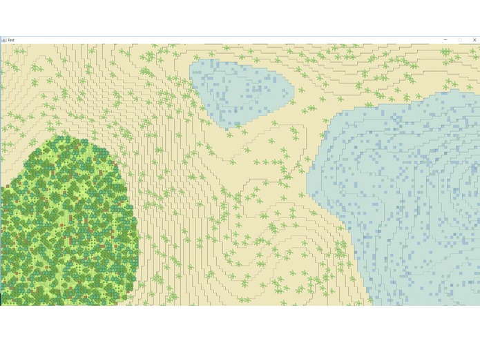 Noise-based terrain generator – screenshot 1