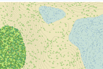 Noise-based terrain generator