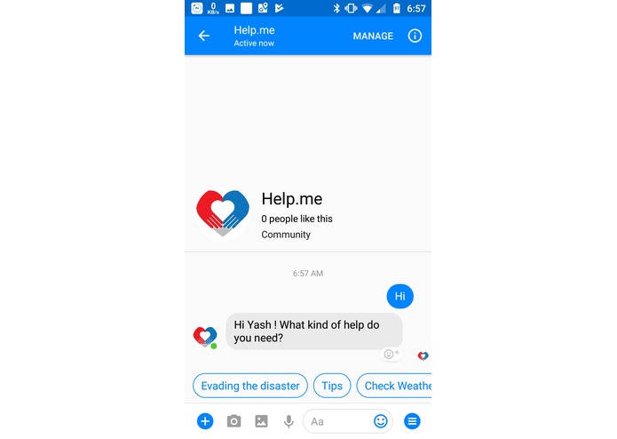HelpMe and NGScore – screenshot 1
