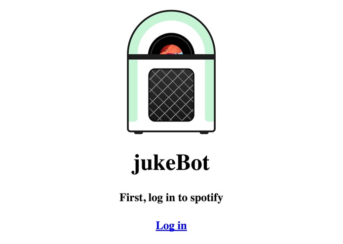 jukeBot – screenshot 1