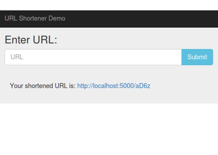 URL-Shortener – screenshot 2