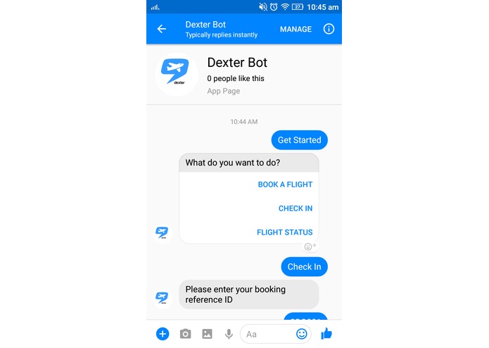 DexterBot (by Team DEXTER) – screenshot 1