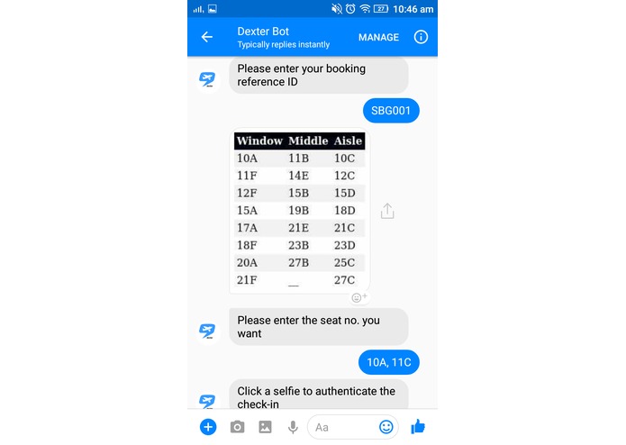 DexterBot (by Team DEXTER) – screenshot 2