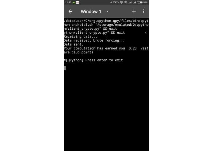 SuperComputer using Mobile Phones – screenshot 2