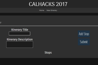 Don't Trip --Itinerary Planner