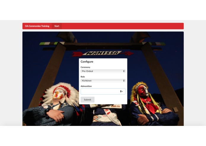NOACTS - National OA Ceremonialist Training Platform – screenshot 4