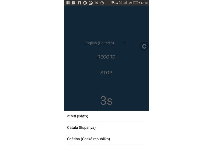unispeak – screenshot 2