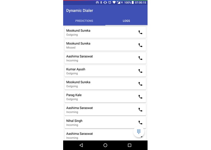 Dynamic Dialer – screenshot 1
