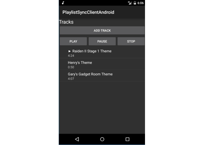 PlaylistSyncClientAndroid – screenshot 3