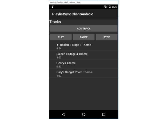 PlaylistSyncClientAndroid – screenshot 5