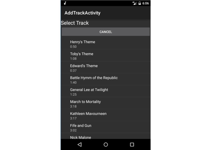 PlaylistSyncClientAndroid – screenshot 4