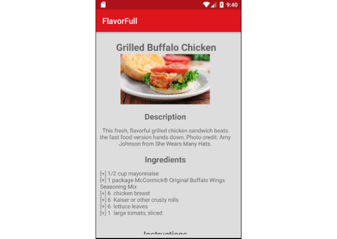 FlavorFull – screenshot 1