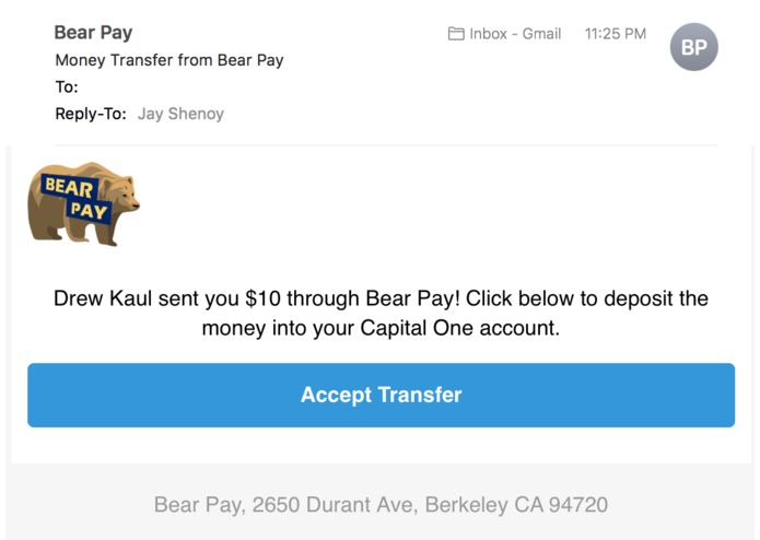 Bear Pay – screenshot 1