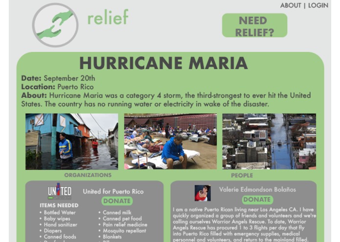 Relief – screenshot 2