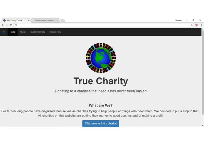 Your Charity Choice – screenshot 2