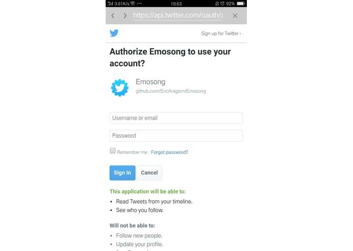 Emosong – screenshot 3