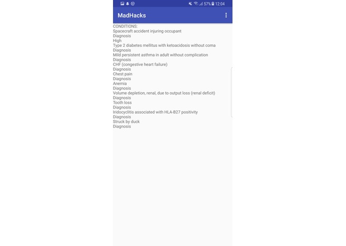 Madhacks2 – screenshot 1