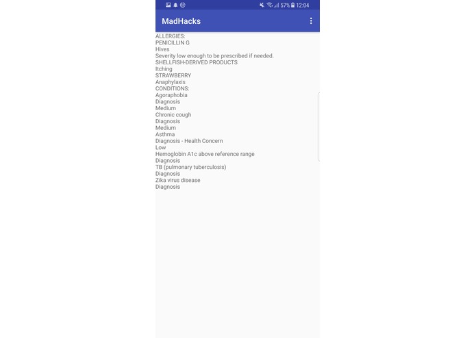 Madhacks2 – screenshot 4