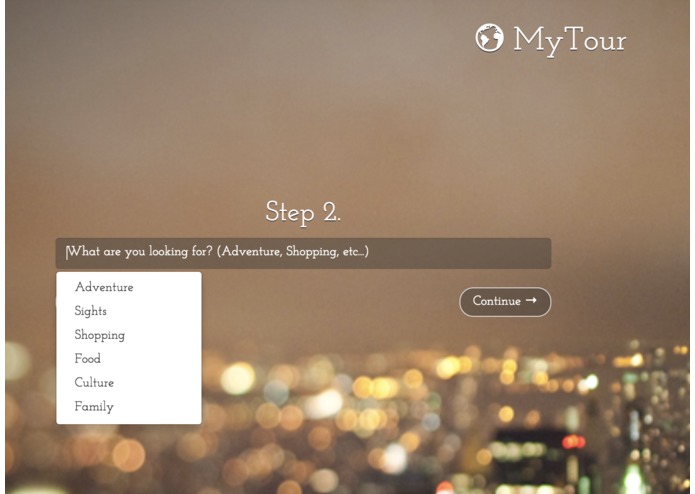 MyTour – screenshot 2