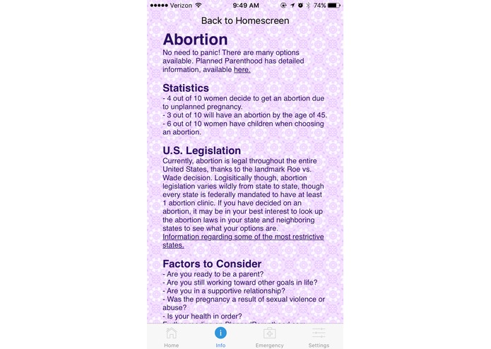 Her Care – screenshot 6