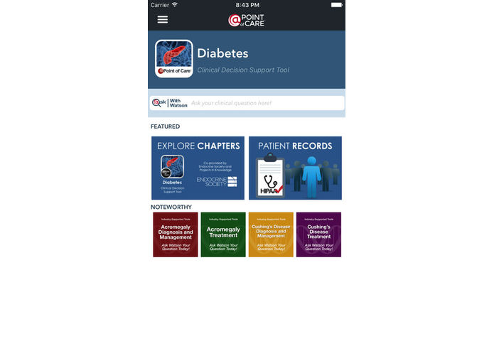 Diabetes: Voice-enabled, interactive mobile platform – screenshot 3
