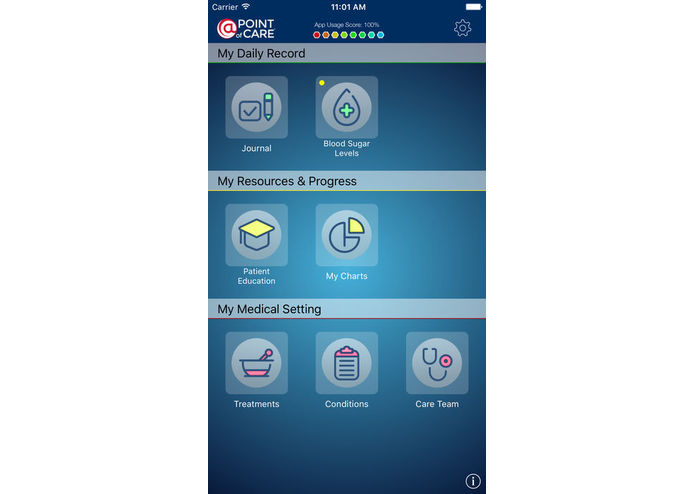 Diabetes: Voice-enabled, interactive mobile platform – screenshot 4