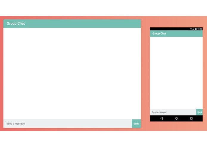 React Chat – screenshot 1