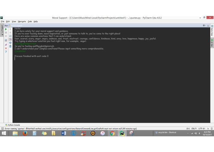 moral-support – screenshot 2