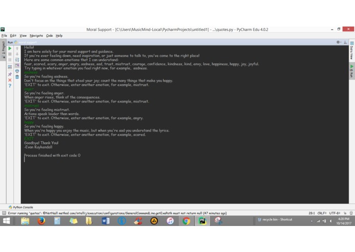 moral-support – screenshot 3