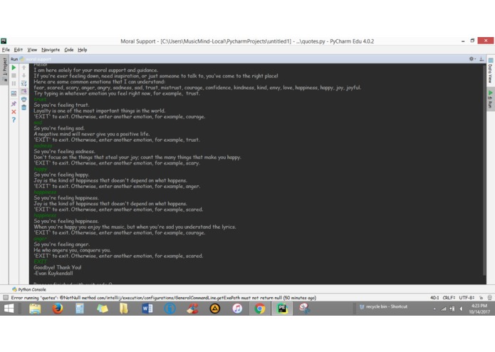 moral-support – screenshot 7