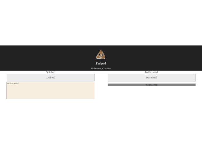 feelpad – screenshot 2