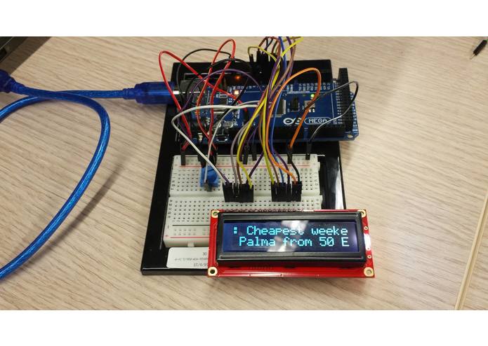 Skyscanner: Display Advertising using Arduino Mega – screenshot 1