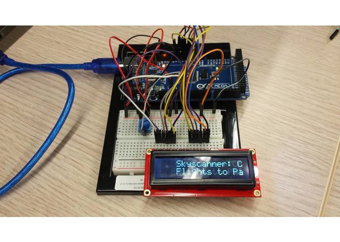 Skyscanner: Display Advertising using Arduino Mega – screenshot 2