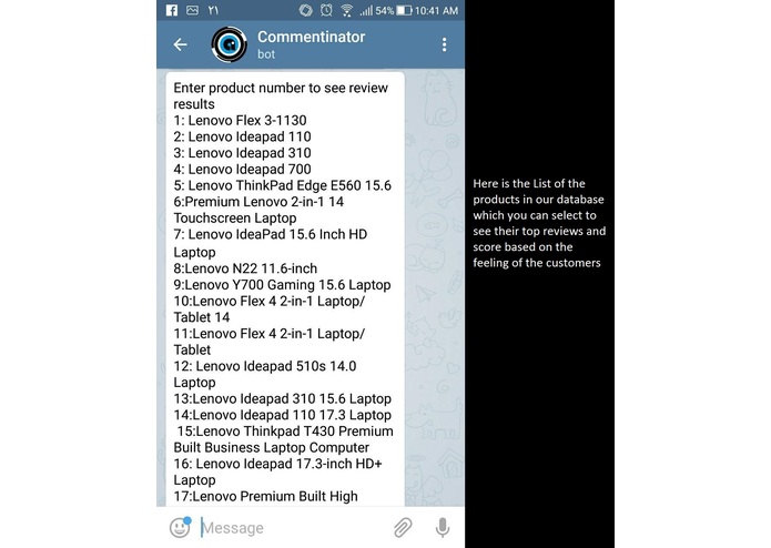Commentinator – screenshot 2