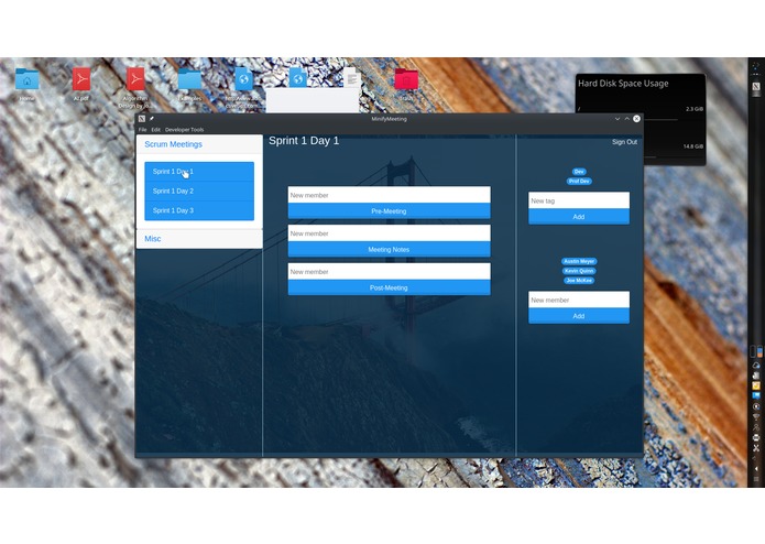 MeetingsSuck aka MinifyMeetings – screenshot 2