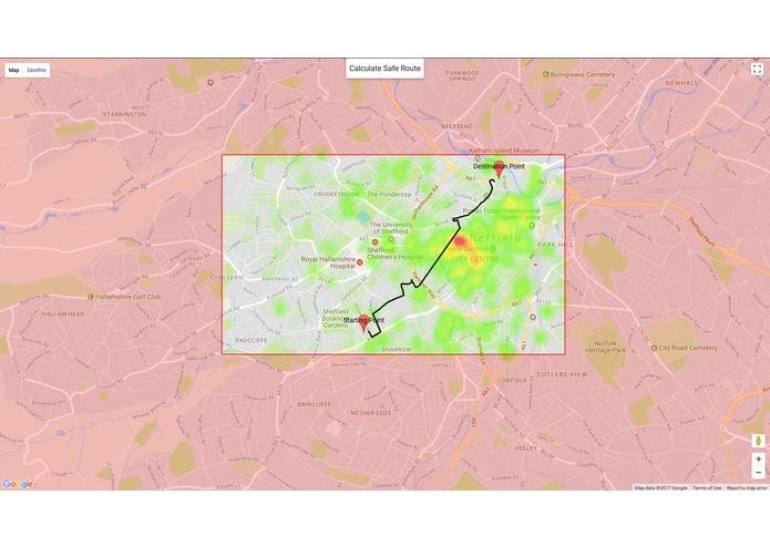 SafeJourney – screenshot 1