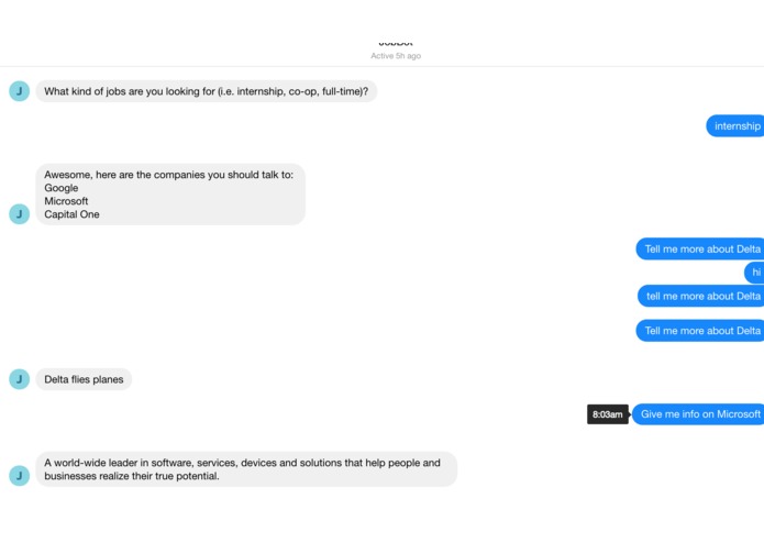 CareerBot – screenshot 1