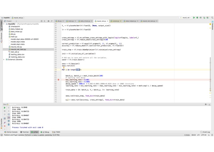 HackRU_Vitech_Challenge – screenshot 1