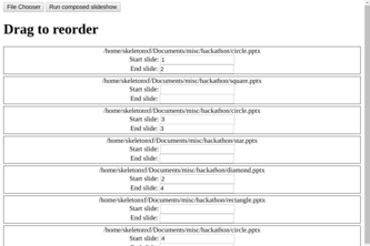 Presentation Blender