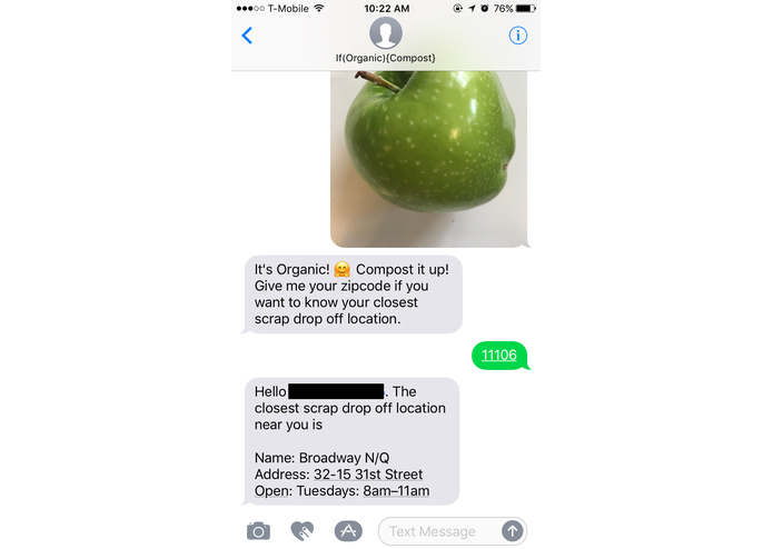 IF (ORGANIC) { COMPOST } – screenshot 2