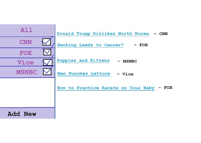 NewsView – screenshot 1