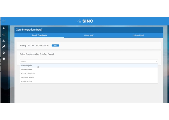 Sinc Xero Integration – screenshot 6