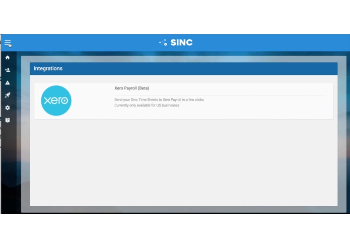 Sinc Xero Integration – screenshot 1