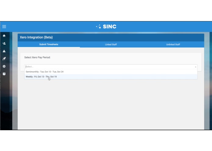 Sinc Xero Integration – screenshot 5