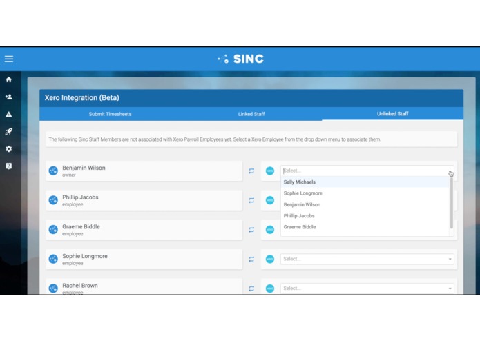 Sinc Xero Integration – screenshot 3