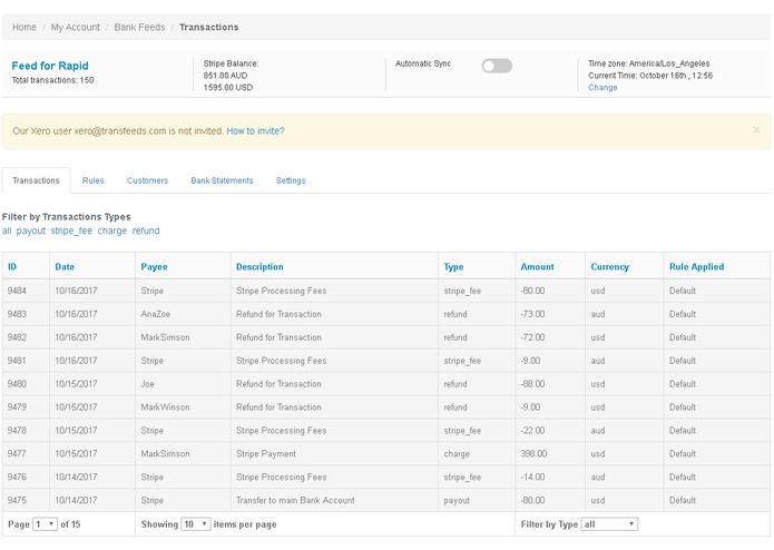 TransFeeds – screenshot 2