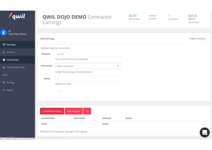 Qwil + Xero: Global freelancer payments and liquidity – screenshot 2