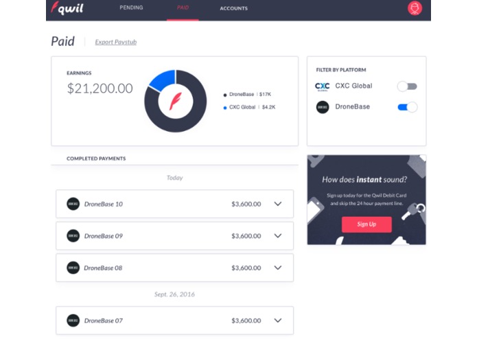 Qwil + Xero: Global freelancer payments and liquidity – screenshot 6